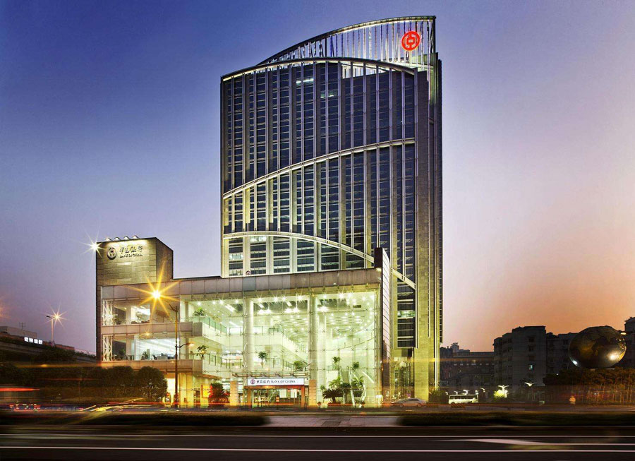 浙江中银大厦是中国银行浙江省分行大楼所在地